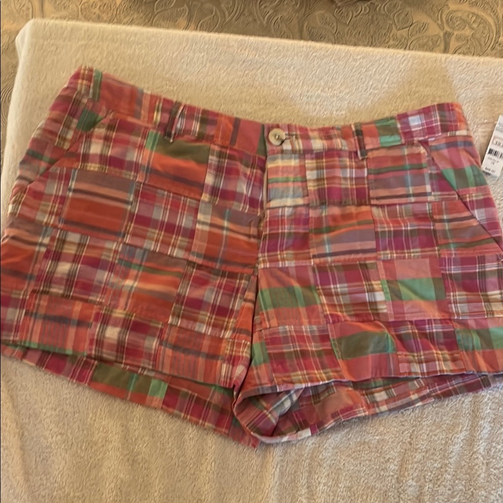 Plaid Women's Shorts - Multicolor